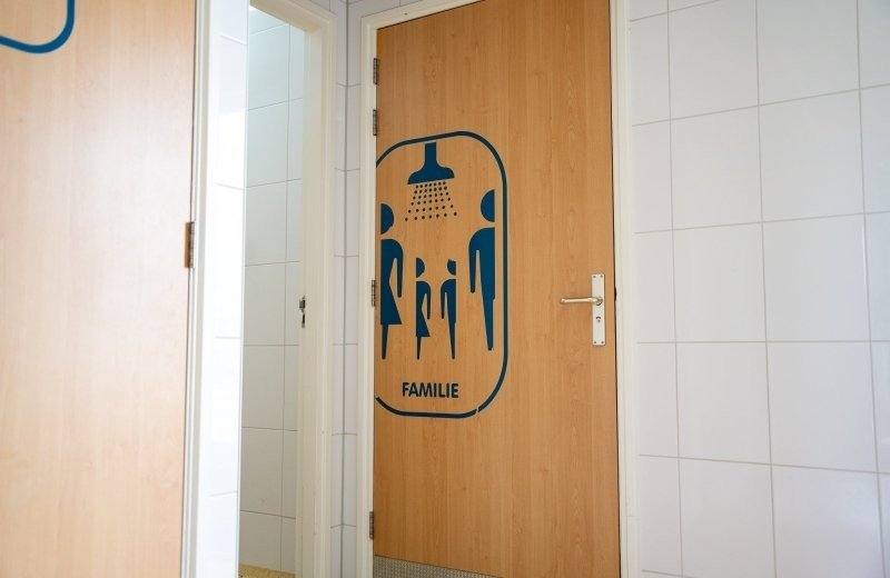 Verwarmd sanitairgebouw